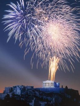 Нова година в Атина